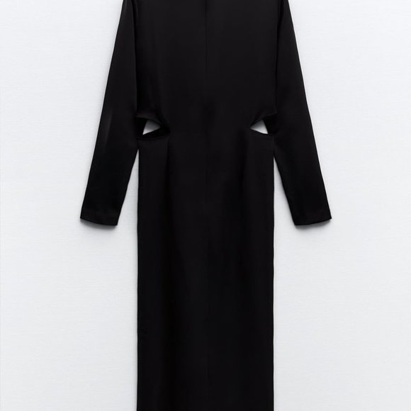 CUT OUT CREPE DRESS - Picture 4 of 6